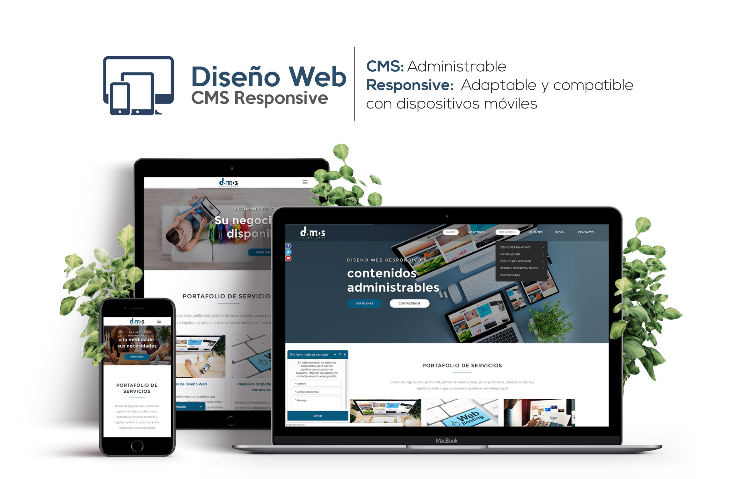 Planes de diseño web responsive y administrables